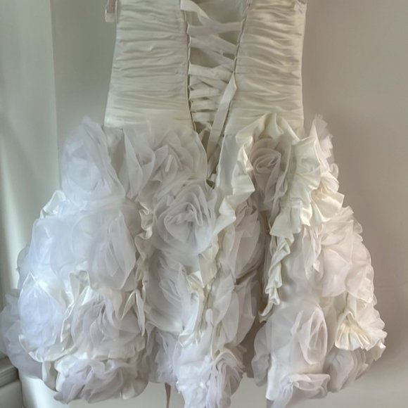 Sweetheart Strapless Wedding/Grad Cocktail Dress - Picture 6 of 7